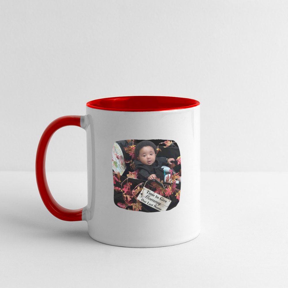 Baby Mug - white/red