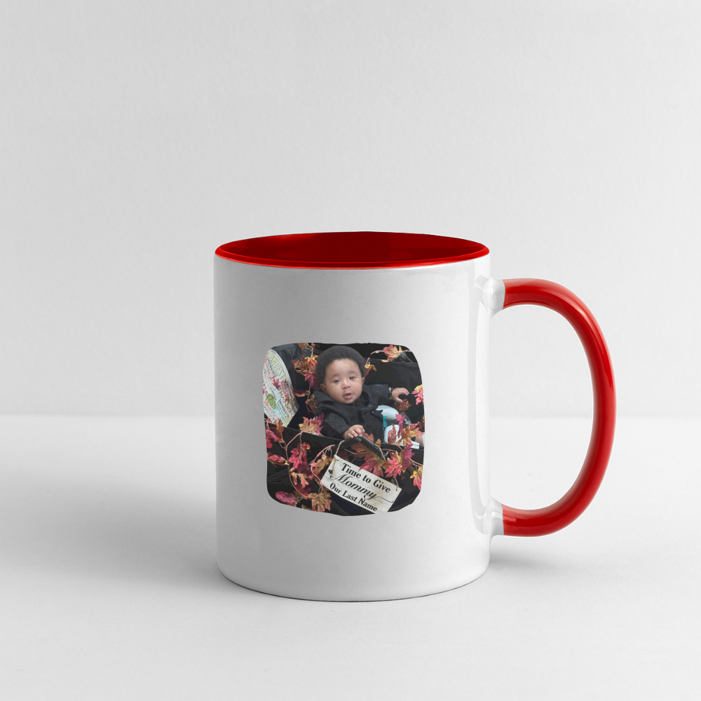 Baby Mug - white/red