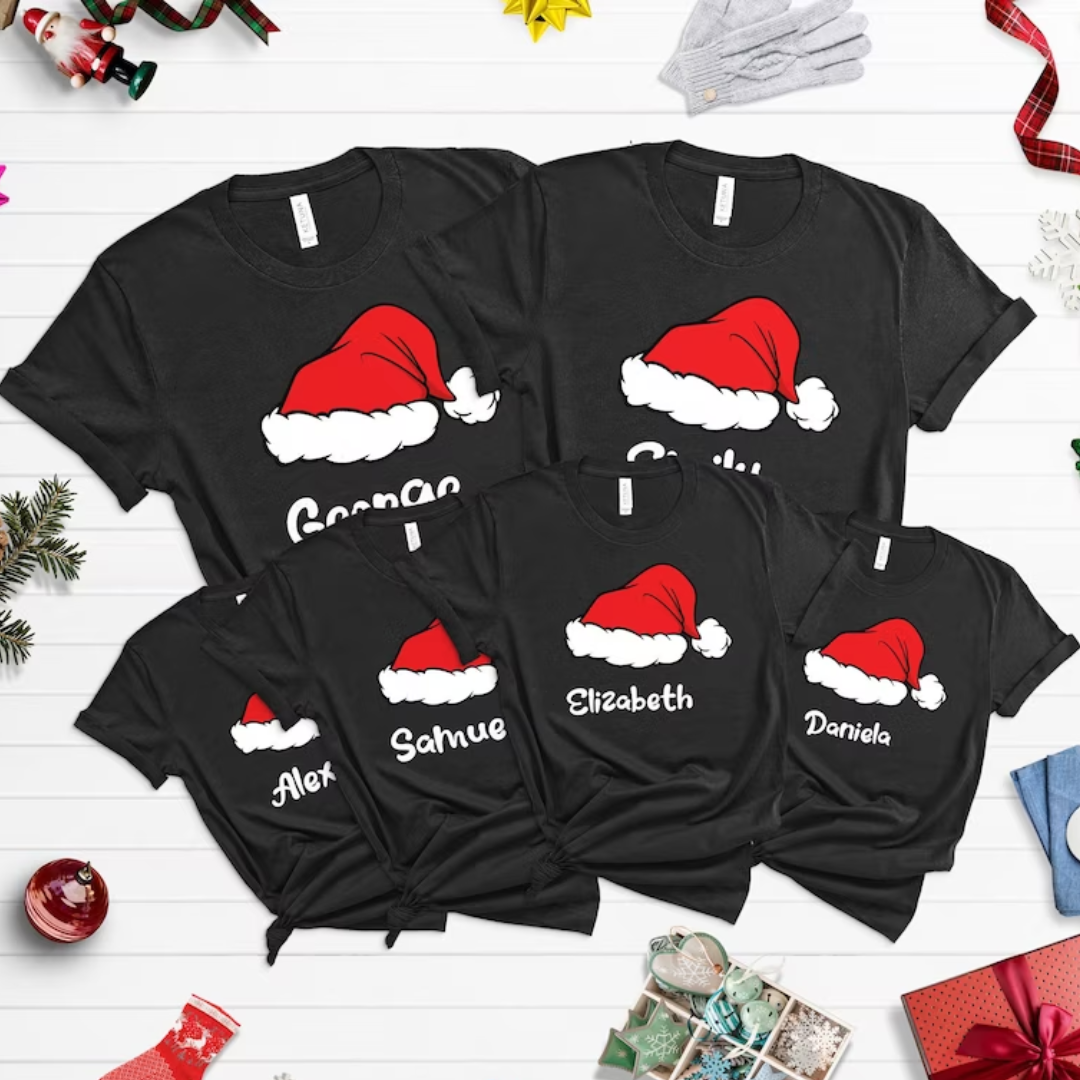 Matching Family Christmas Shirts- Custom Christmas Tee