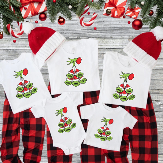 Grinchmas Family Christmas Shirts