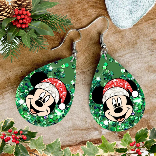 Mickey Teardrop Earrings